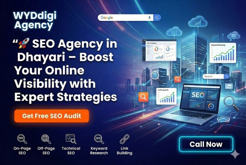 SEO agency in Dhayari, SEO services near me Dhayari, SEO expert in Dhayari