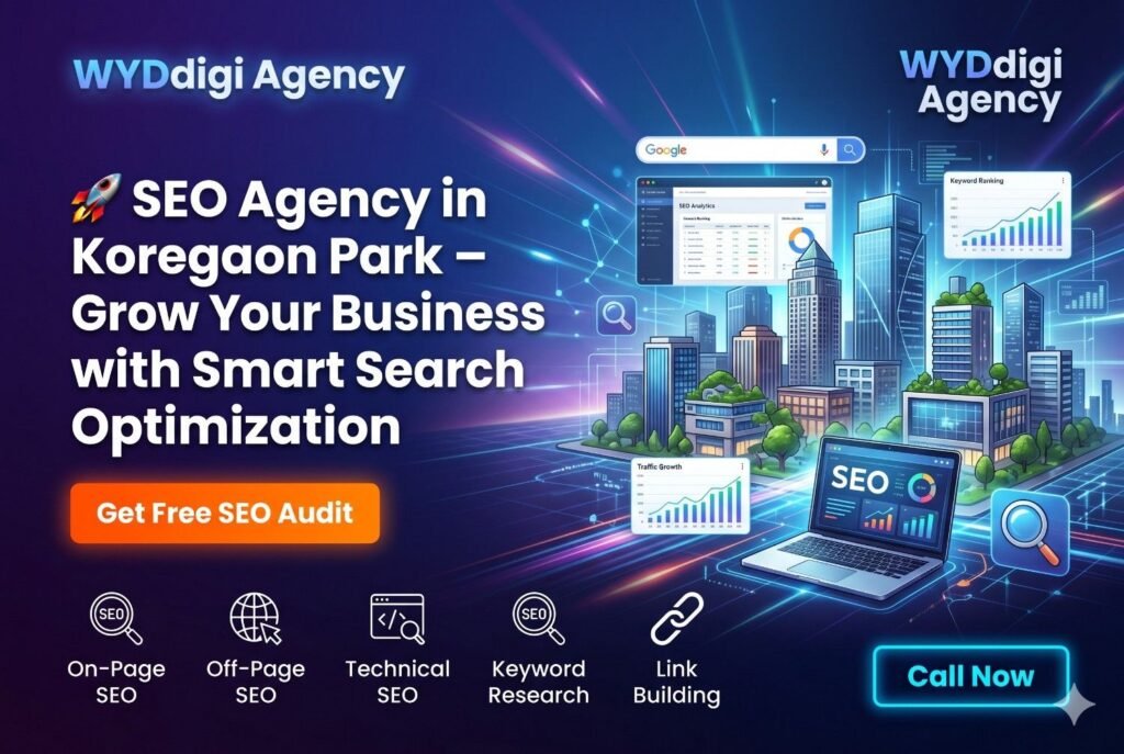 SEO agency in Koregaon Park, SEO services near me Koregaon Park, SEO expert in Koregaon Park