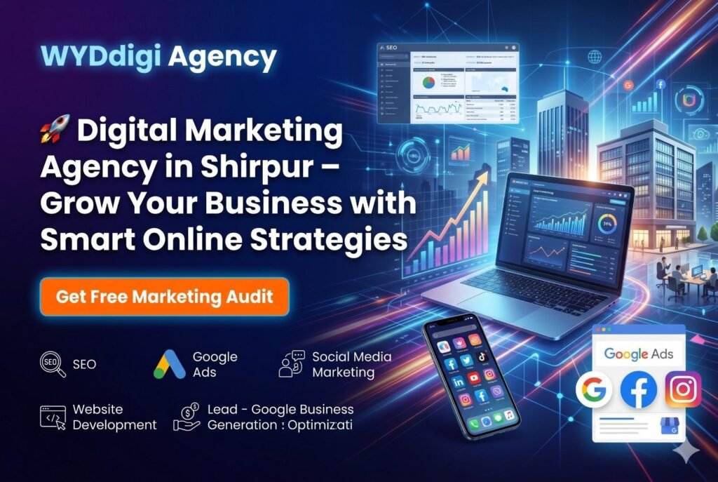 Digital marketing Agency in Shirpur, SEO company in Shirpur, social media marketing agency in Shirpur, website design agency in Shirpur