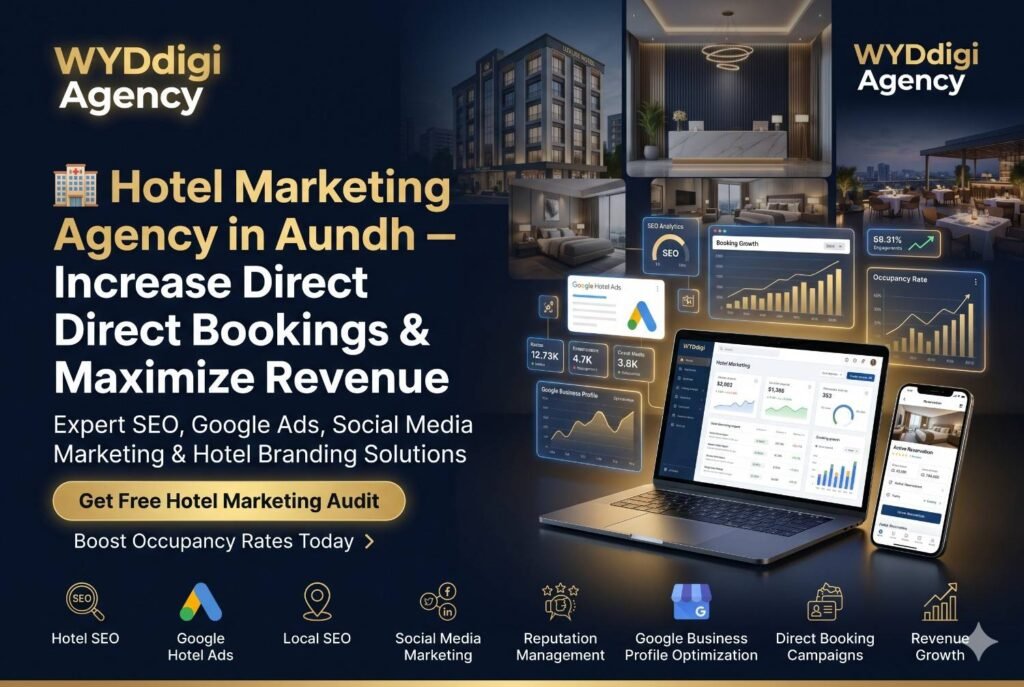 Hotel Marketing Agency in Aundh, Hotel SEO Services Aundh, Resort Marketing Agency Aundh