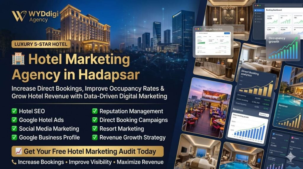 Hotel Marketing Agency in Hadapsar, Hotel SEO Services Hadapsar, Resort Marketing Agency Hadapsar