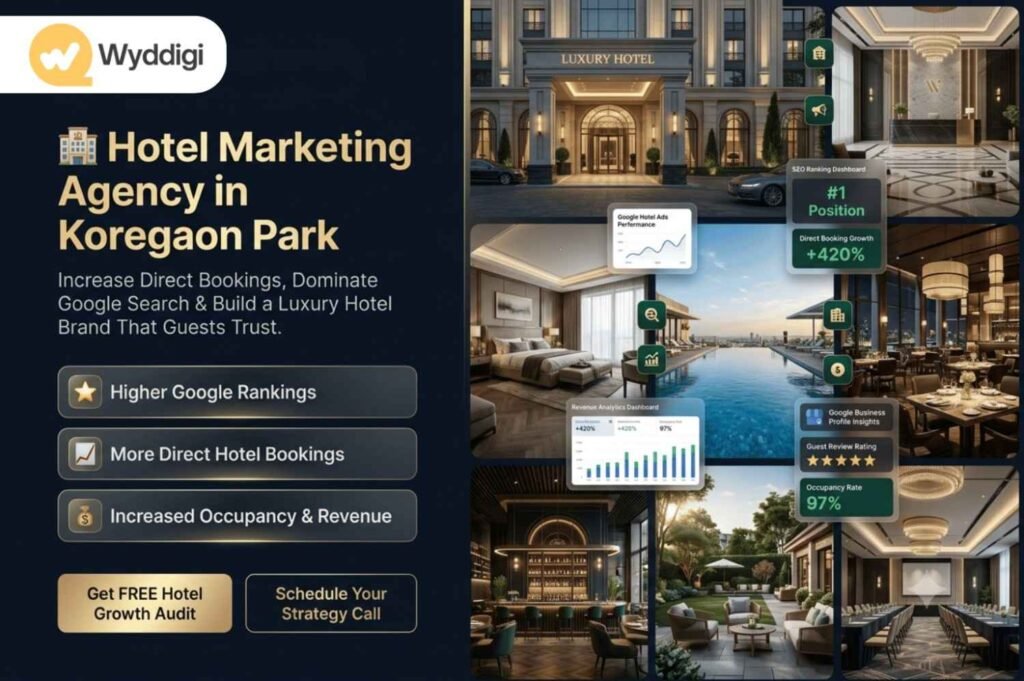 Hotel Marketing Agency in Koregaon Park, Hotel SEO Services Koregaon Park, Resort Marketing Agency Koregaon Park