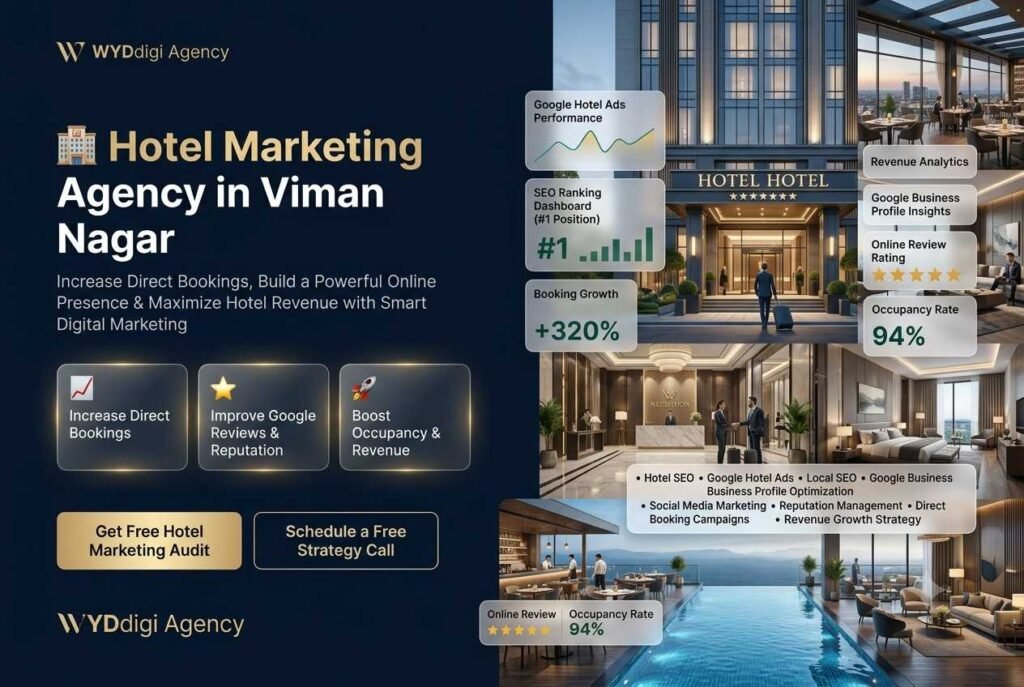 Hotel Marketing Agency in Viman Nagar, Hotel SEO Services Viman Nagar, Resort Marketing Agency Viman Nagar