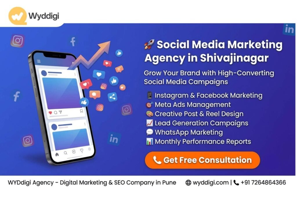Social Media Marketing Agency in shivajinagar, Social Media Marketing Services in shivajinagar, Facebook Ads Agency shivajinagar, Instagram Marketing Agency shivajinagar