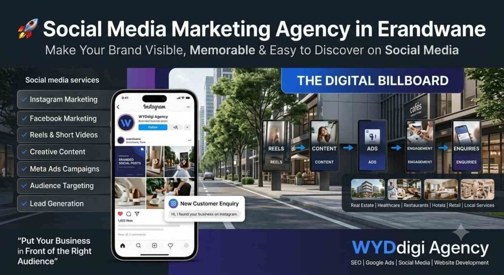 Social Media Marketing Agency in Erandwane, Social Media Marketing Services in Erandwane, Facebook Ads Agency Erandwane, Instagram Marketing Agency Erandwane