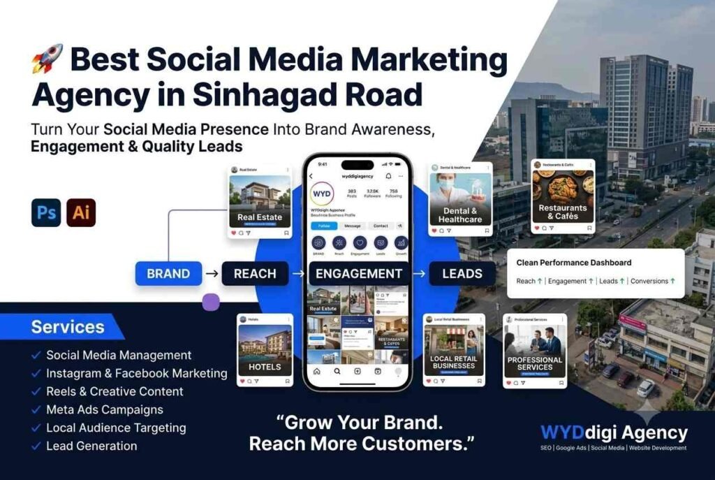 Social Media Marketing Agency in Sinhagad Road, Social Media Marketing Services in Sinhagad Road, Facebook Ads Agency Sinhagad Road, Instagram Marketing Agency Sinhagad Road